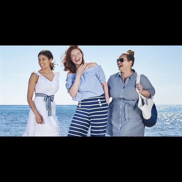 NWT Vineyard Vines Striped Off the Shoulder Top 🐳 - Picture 3 of 8